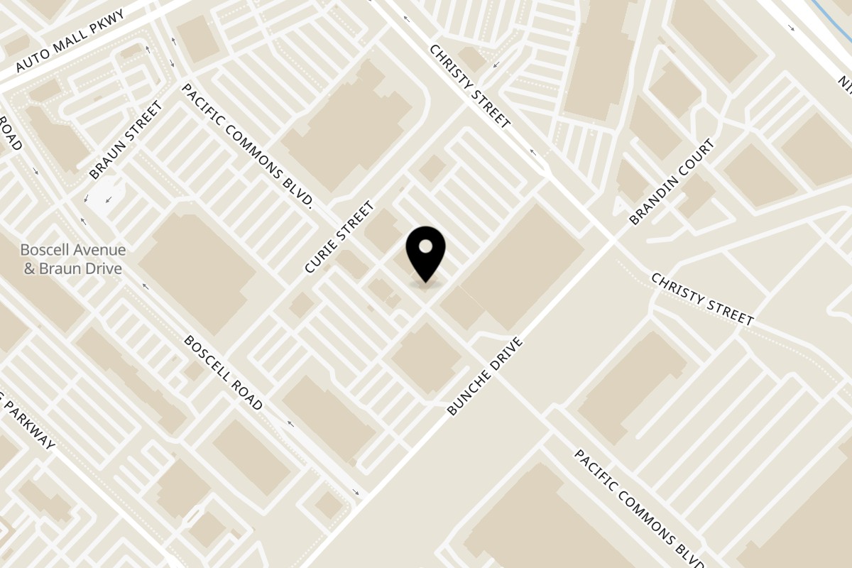 Map showing the location of ANANTARA on 43852 Pacific Commons Blvd in Fremont